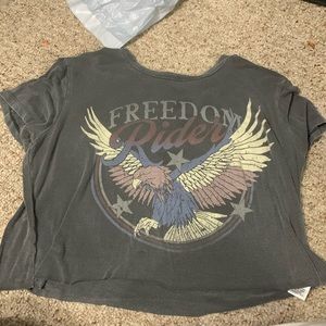 Juniors crop top shirt